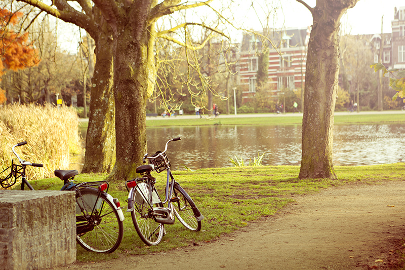 amsterdam bicycle tour of vondelpark